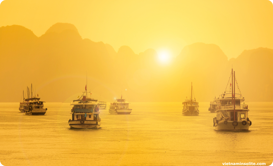 la baie d'halong à la belle saison